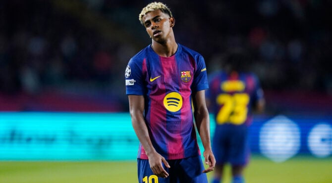 Lamine Yamal souffre d’une récidive de blessure à l’aine