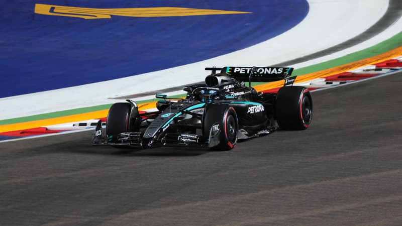 George Russell à Singapour 2025