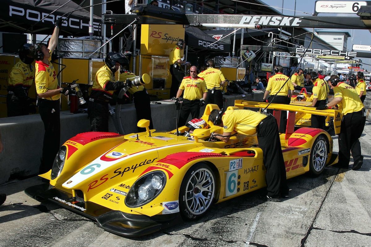 Porsche 963 lors d un test ou d un montage