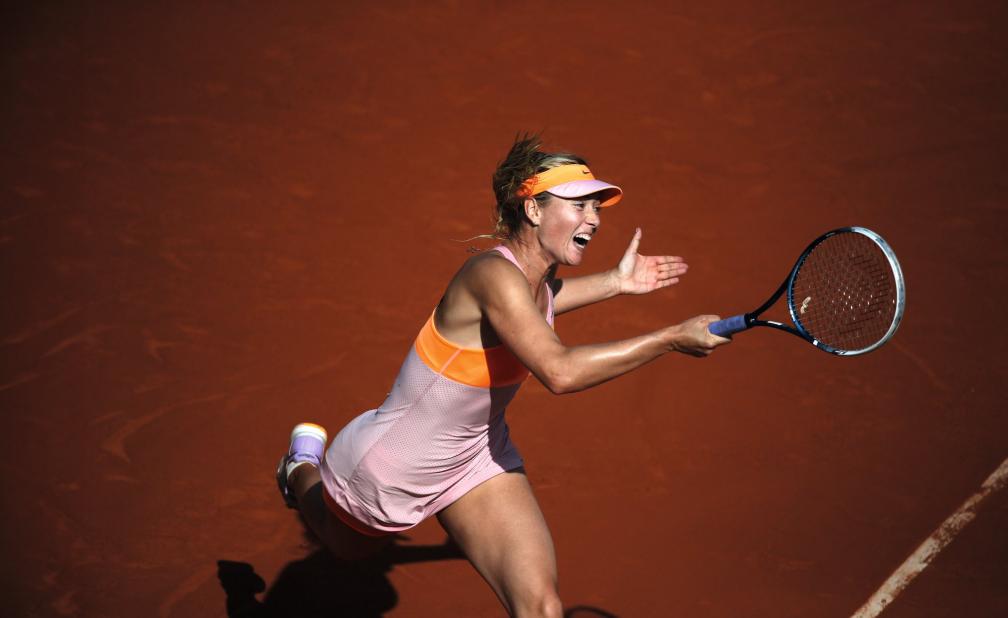 Maria Sharapova à Roland-Garros en 2014