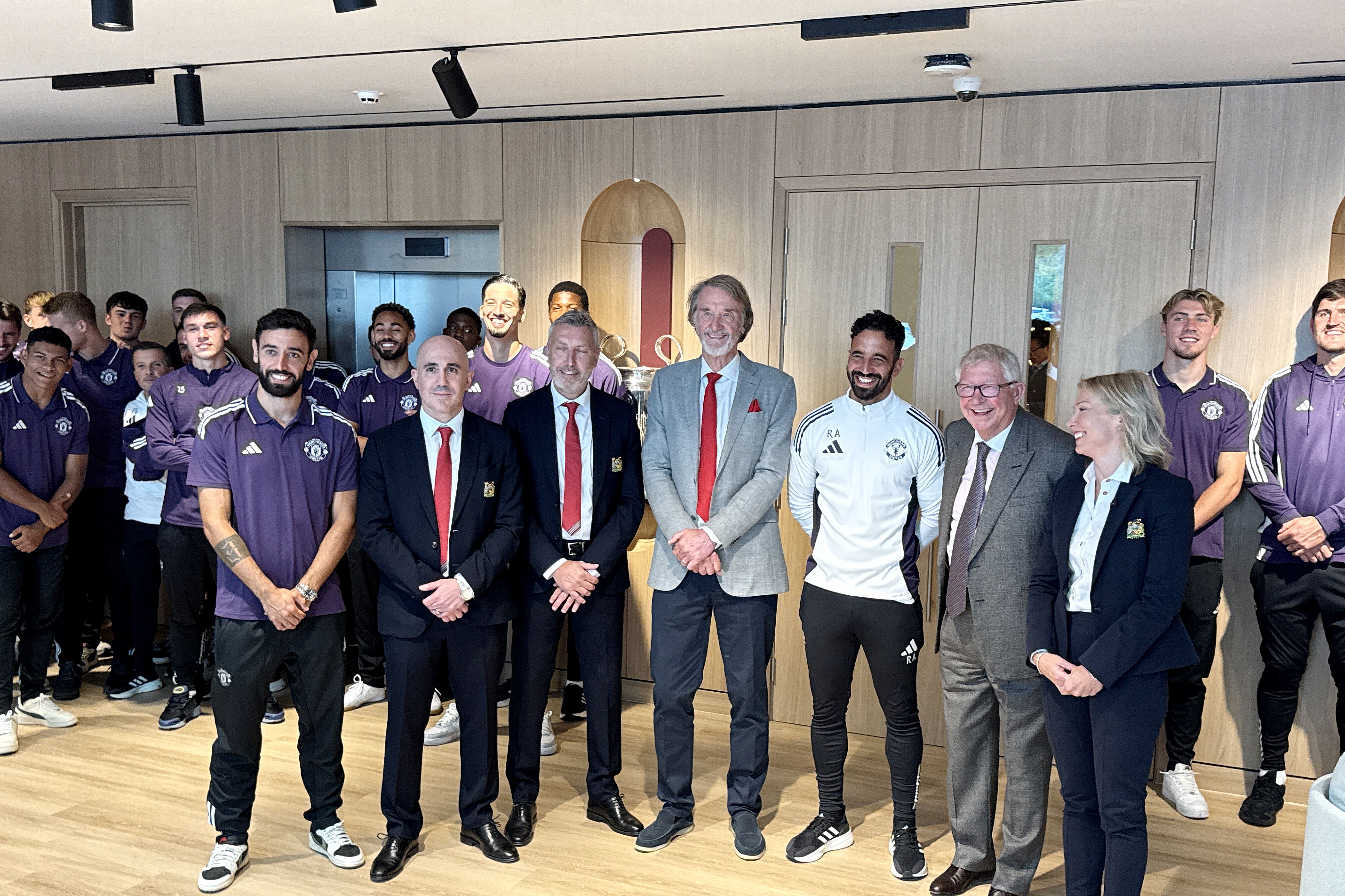 Photo de Sir Jim Ratcliffe et Ruben Amorim