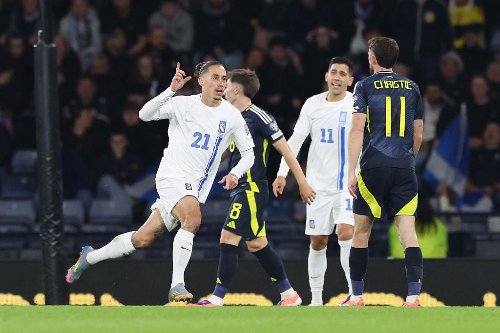 Kostas Tsimikas a donné l'avance à la Grèce