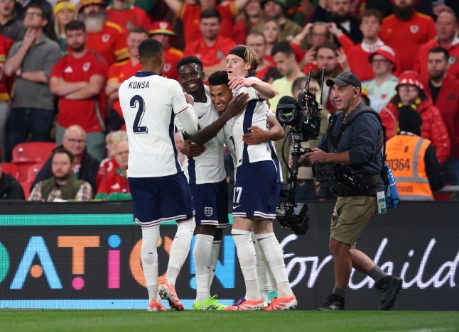 Angleterre contre Pays de Galles à Wembley