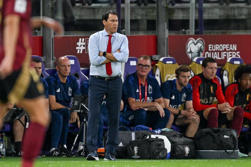 Rudi Garcia, sélectionneur de la Belgique.