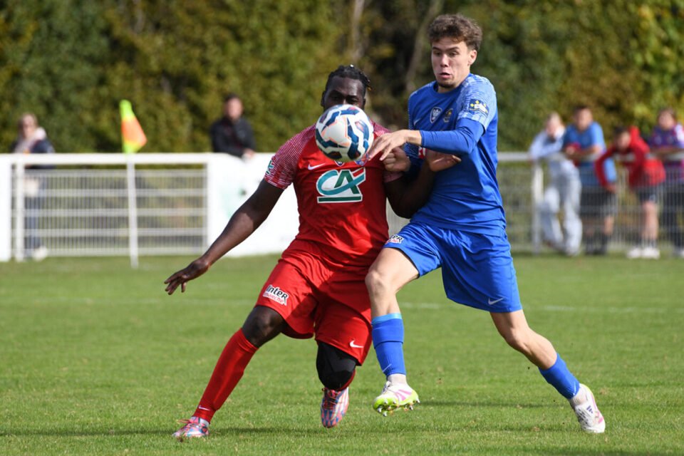 Cherbourg après sa victoire initiale puis sa défaite en Coupe de France