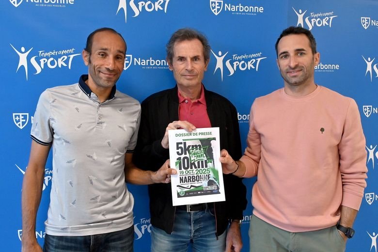 Patrice Konan et François Roy lors de la présentation de l’épreuve