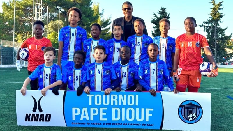 Karim Diouf lors de la journée hommage à La Bombardière