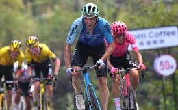 Victor Lafay dans la montée de Nongla