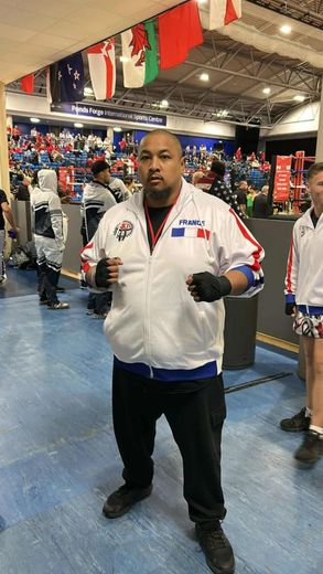 Nicolas Randrianasolo lors des Mondiaux WKA à Sheffield