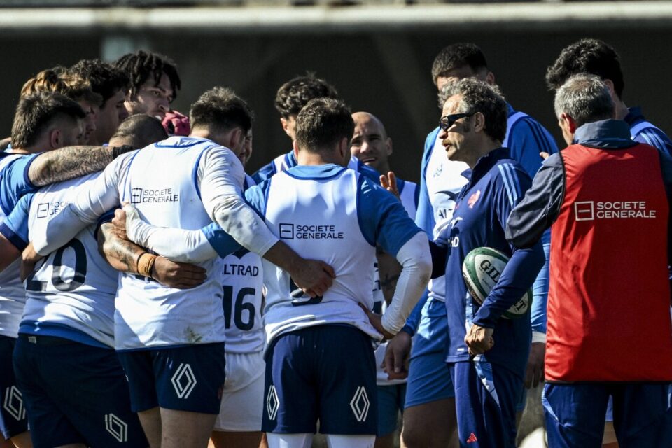 Fabien Galthié et le XV de France