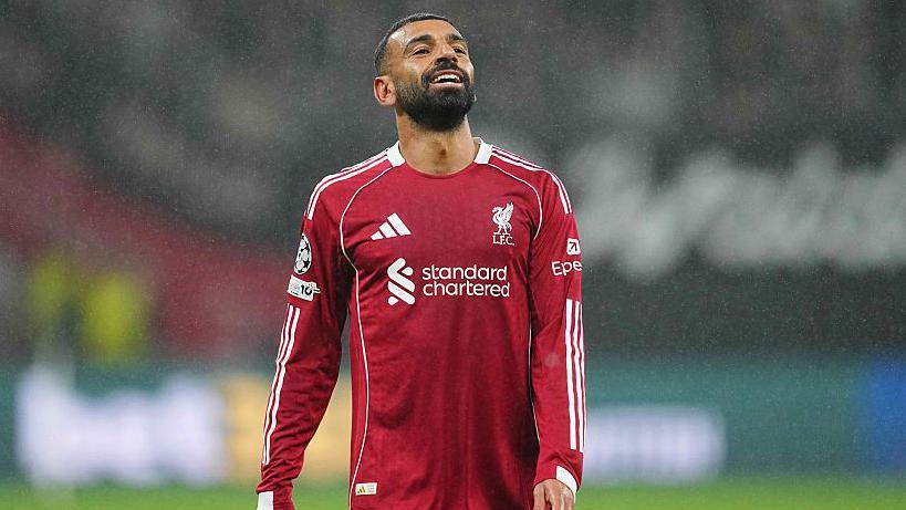Mohamed Salah look frustré pour Liverpool