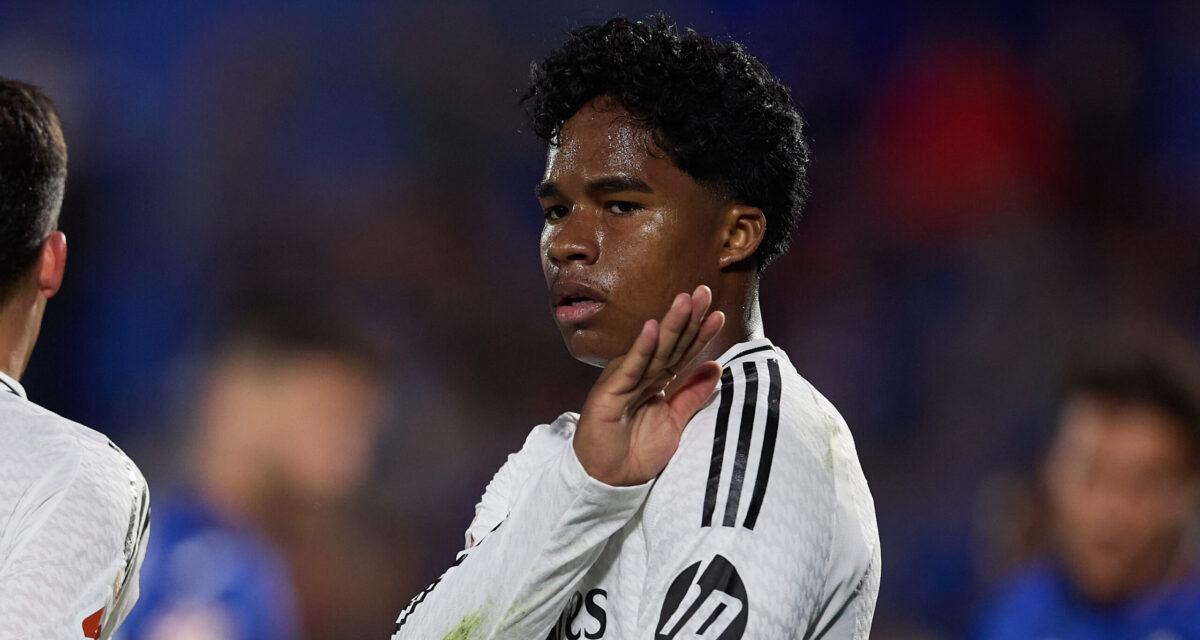 Endrick avec le Real Madrid