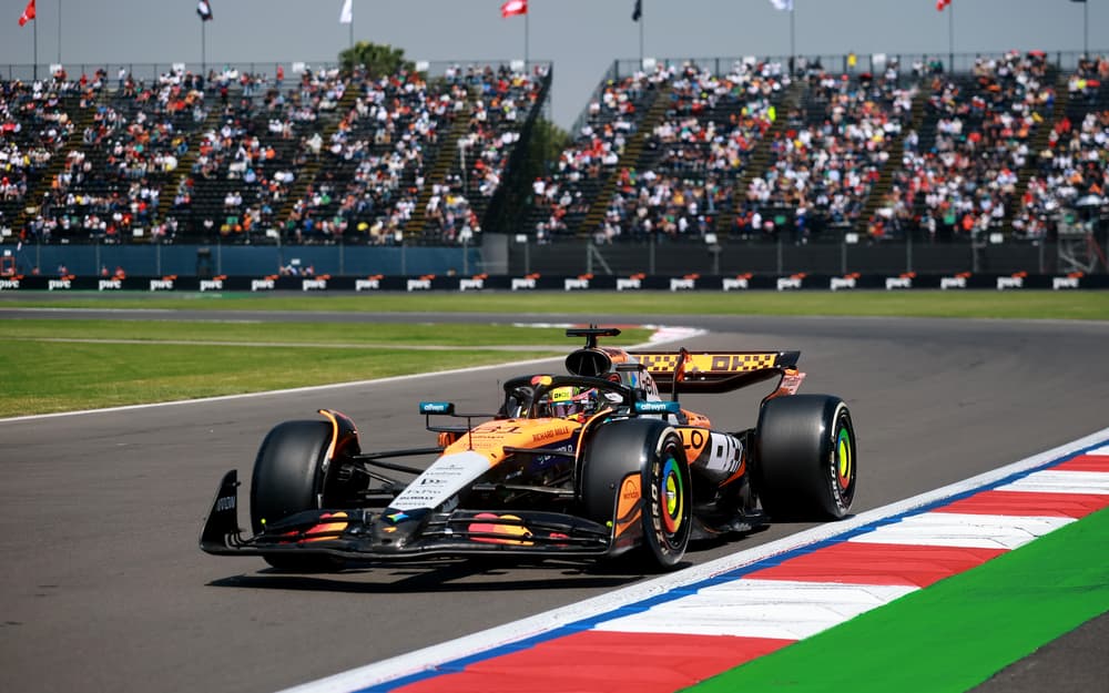 Piastri lors de la première séance au GP du Mexique