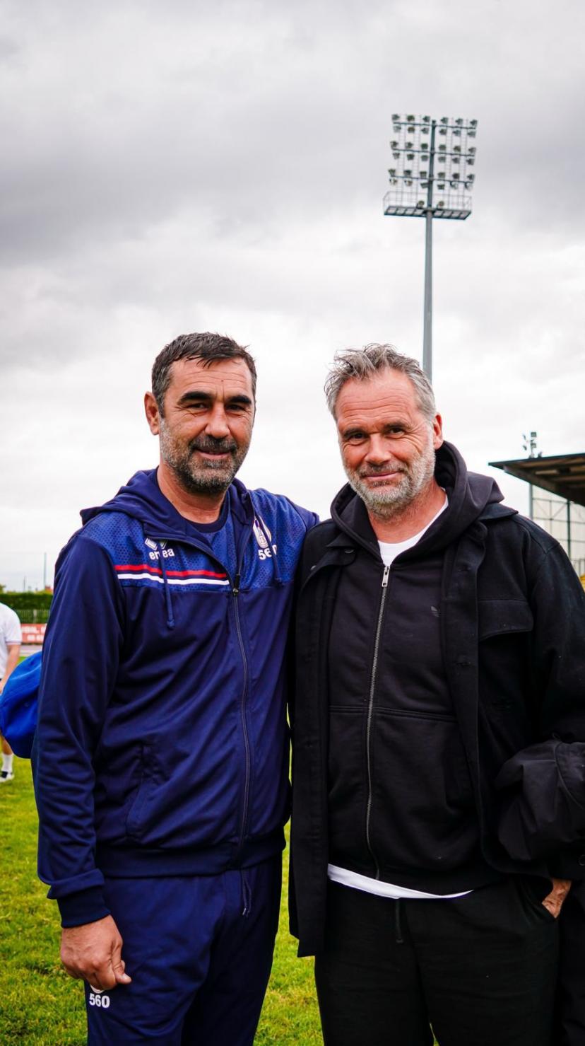 Laurent Frayssinous et Ugo Mola. (FFR XIII)