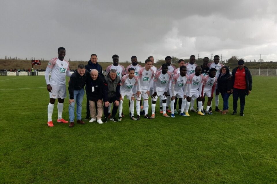 Le FAC Alizay avant le match