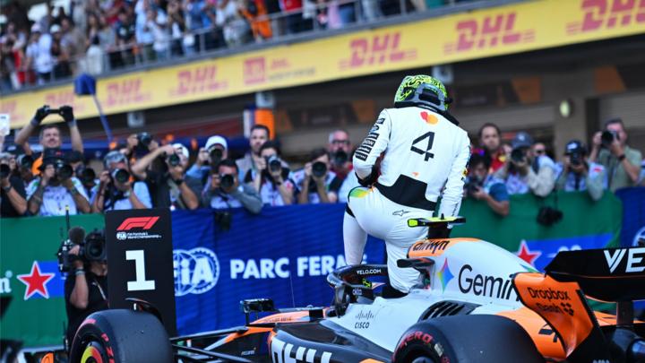 Lando Norris en pole au Mexique