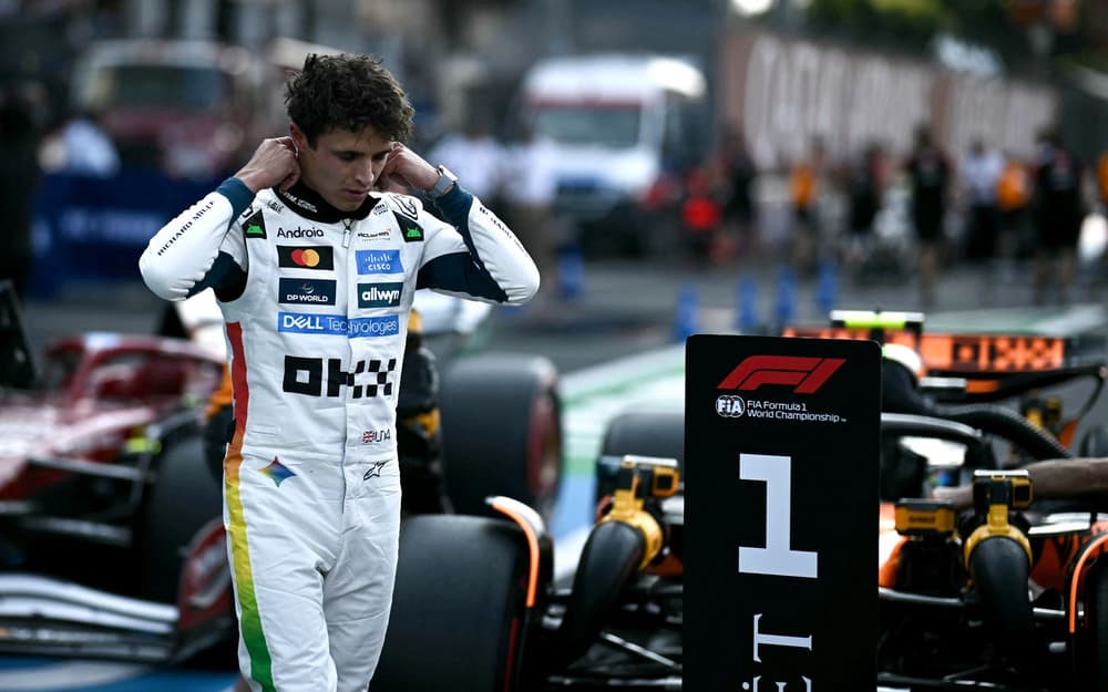 Lando Norris sur la pole au Grand Prix du Mexique