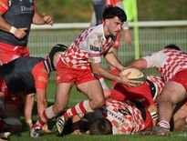 Joueurs en action lors du match