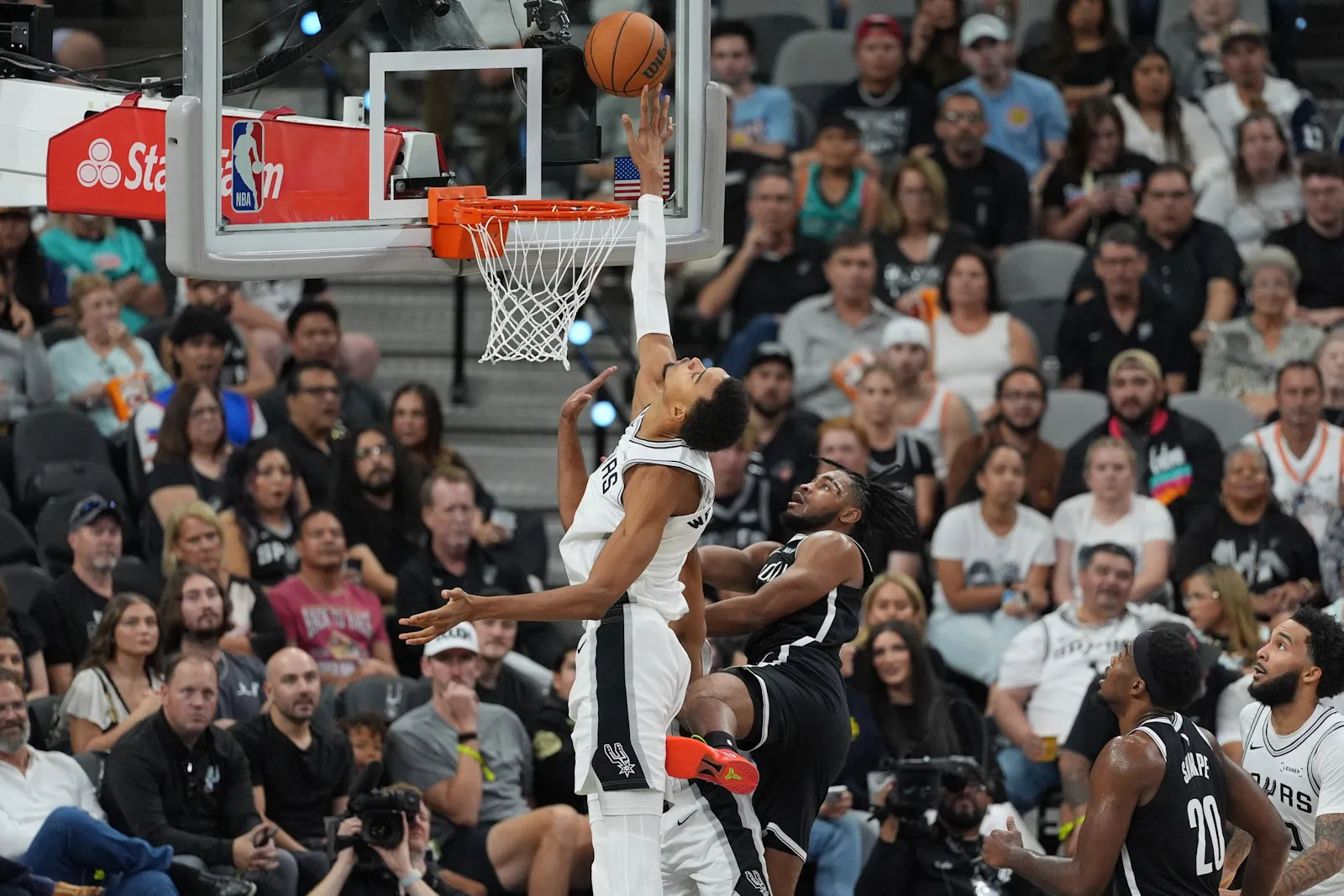 Victor Wembanyama en action