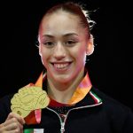 Kaylia Nemour championne du monde aux barres asymétriques