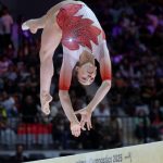 Kaylia Nemour médaille d'argent à la poutre Mondiaux Jakarta 2025