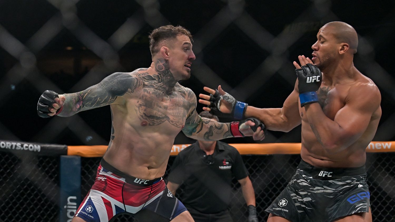 MMA: Gane-Aspinall stoppé au 1er round, Aspinall conserve sa ceinture