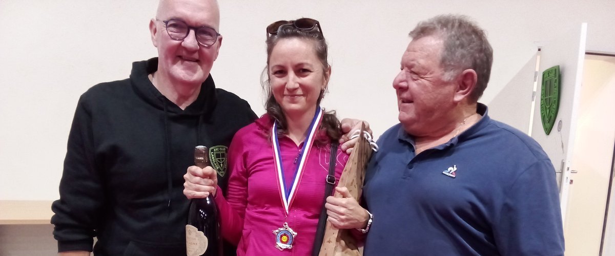 Muriel Girard, championne de France de tir à l’arc