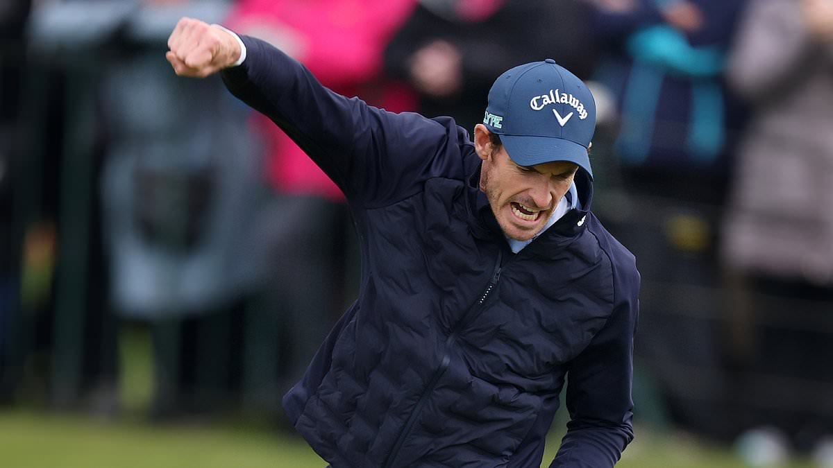 Andy Murray excelle au golf lors du Dunhill Links Championship