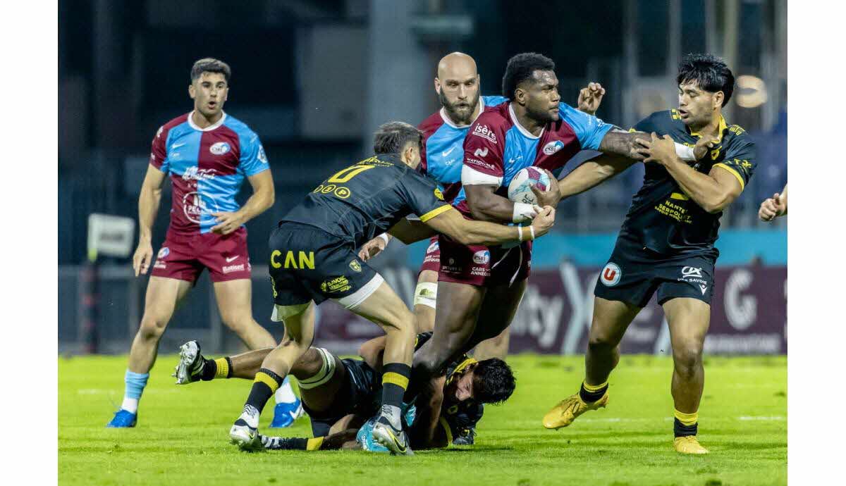 Chambéry s'impose à Bourgoin dans un derby de rugby intense