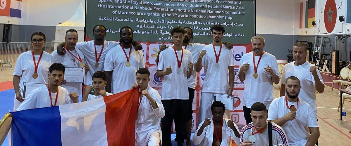 Le club Phako brille aux championnats du monde de nanbudo à Casablanca