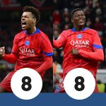 PSG-Leverkusen : Doué et Mendes brillent dans le 7-2 en C1