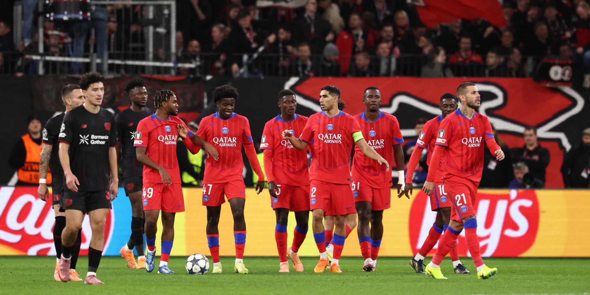 Ligue des champions : le PSG écrase Leverkusen avec Dembélé buteur