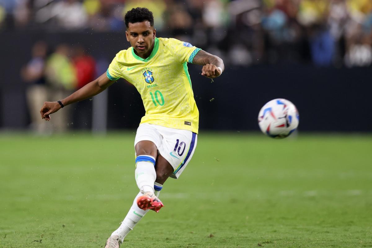 Rodrygo de retour en sélection brésilienne après plus de six mois