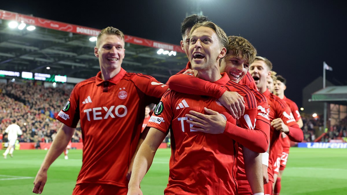 Aberdeen s'incline face à Shakhtar Donetsk en Ligue Conference