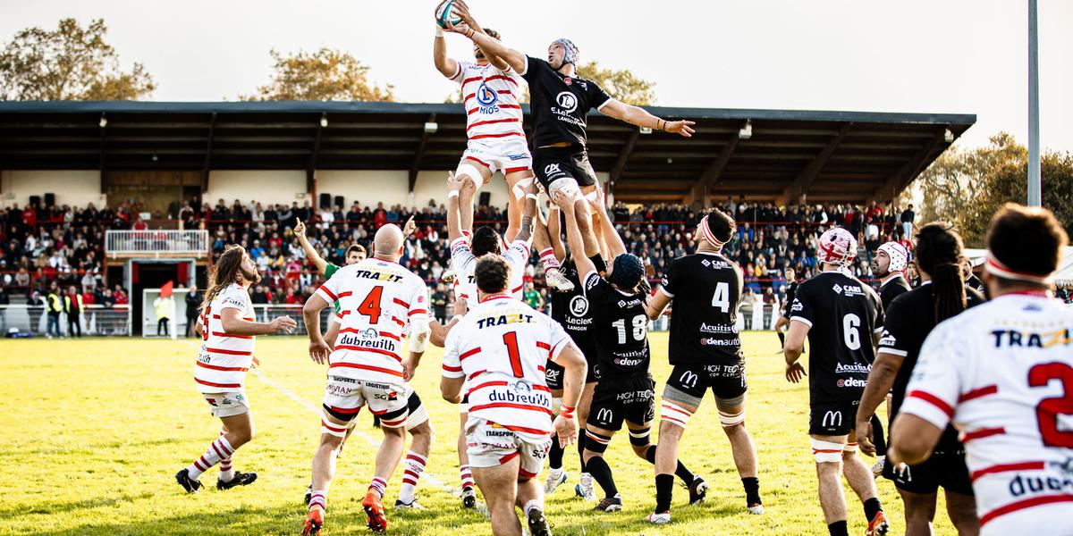 Salles s'impose de justesse face à Langon en rugby Nationale 2