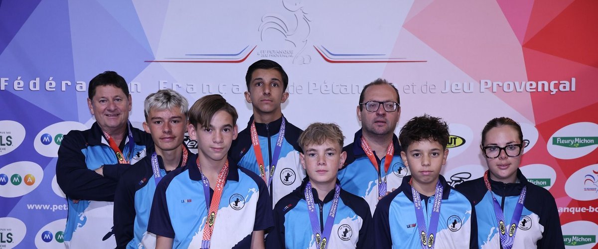 Pétanque : défaite des cadets de Canaules en demi-finale du championnat de France