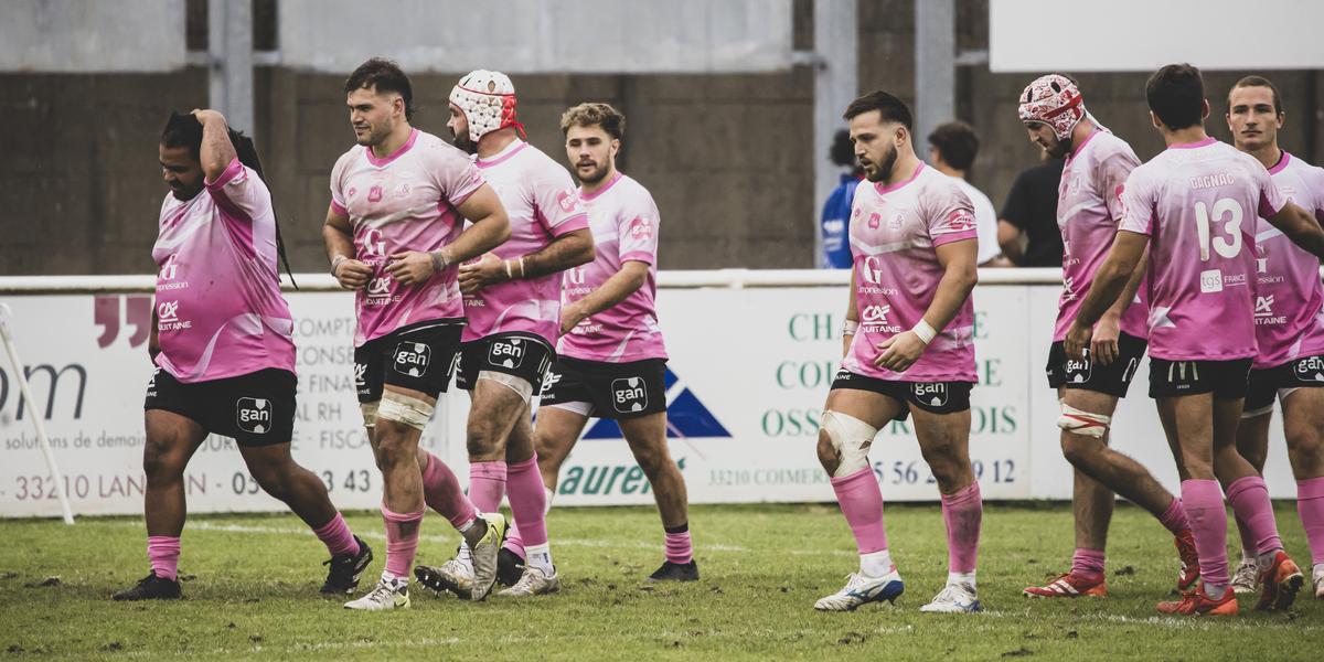 Rugby : Le Stade Langonnais en tête après une victoire en rose