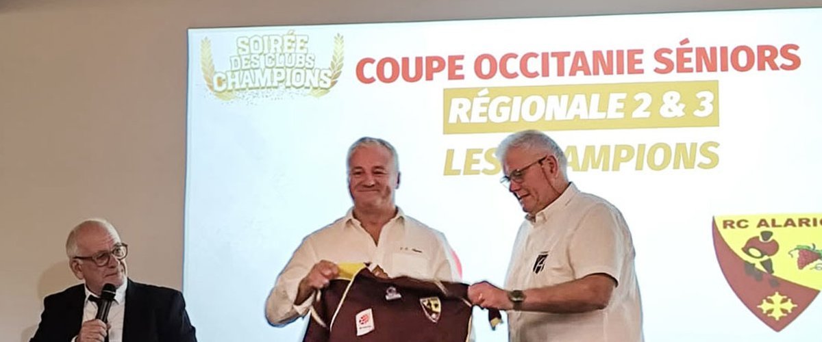 Le Rugby club de l’Alaric brille lors de la soirée des champions à Toulouse