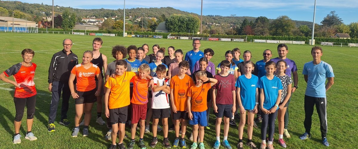 Journée de cohésion pour les clubs d’athlétisme du Lot à Souillac