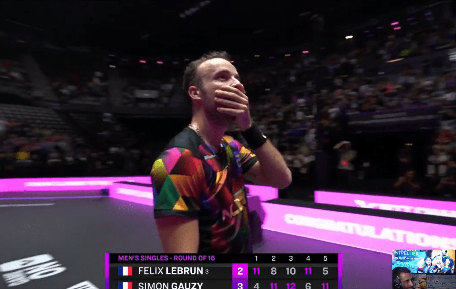 Tennis de table : Gauzy Lebrun Montpellier offre un duel hallucinant