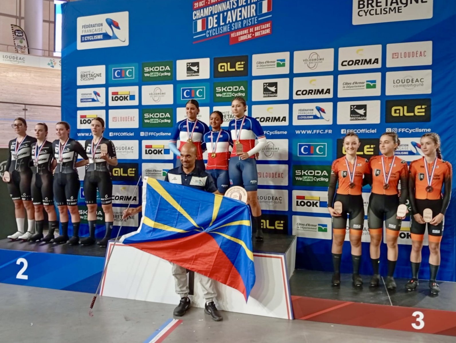 Cyclisme : La Réunion championne de France de vitesse par équipes dames