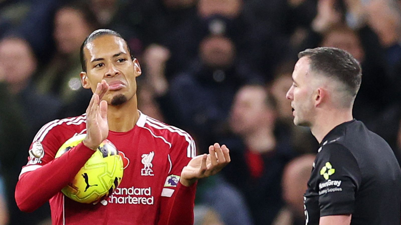 Décision arbitrale controversée : Van Dijk hors-jeu contre Manchester City