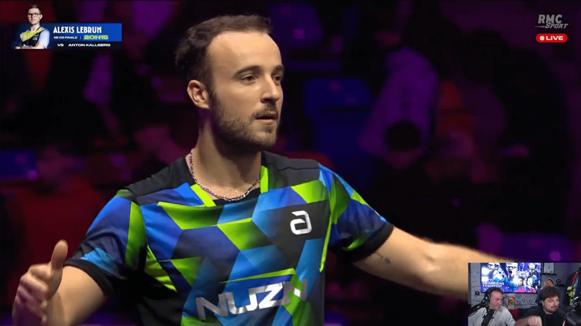 Simon Gauzy en demi-finale au WTT Champions de Francfort