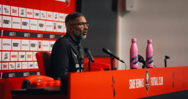 habib beye brice samba conférence Rennes Monaco – Rennes, J13