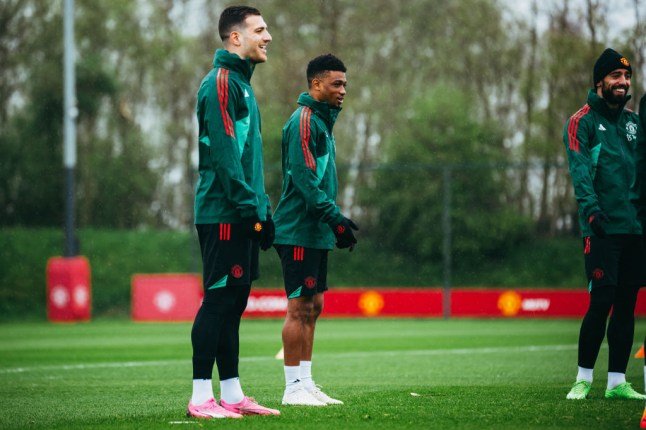 Entraînement de Manchester United