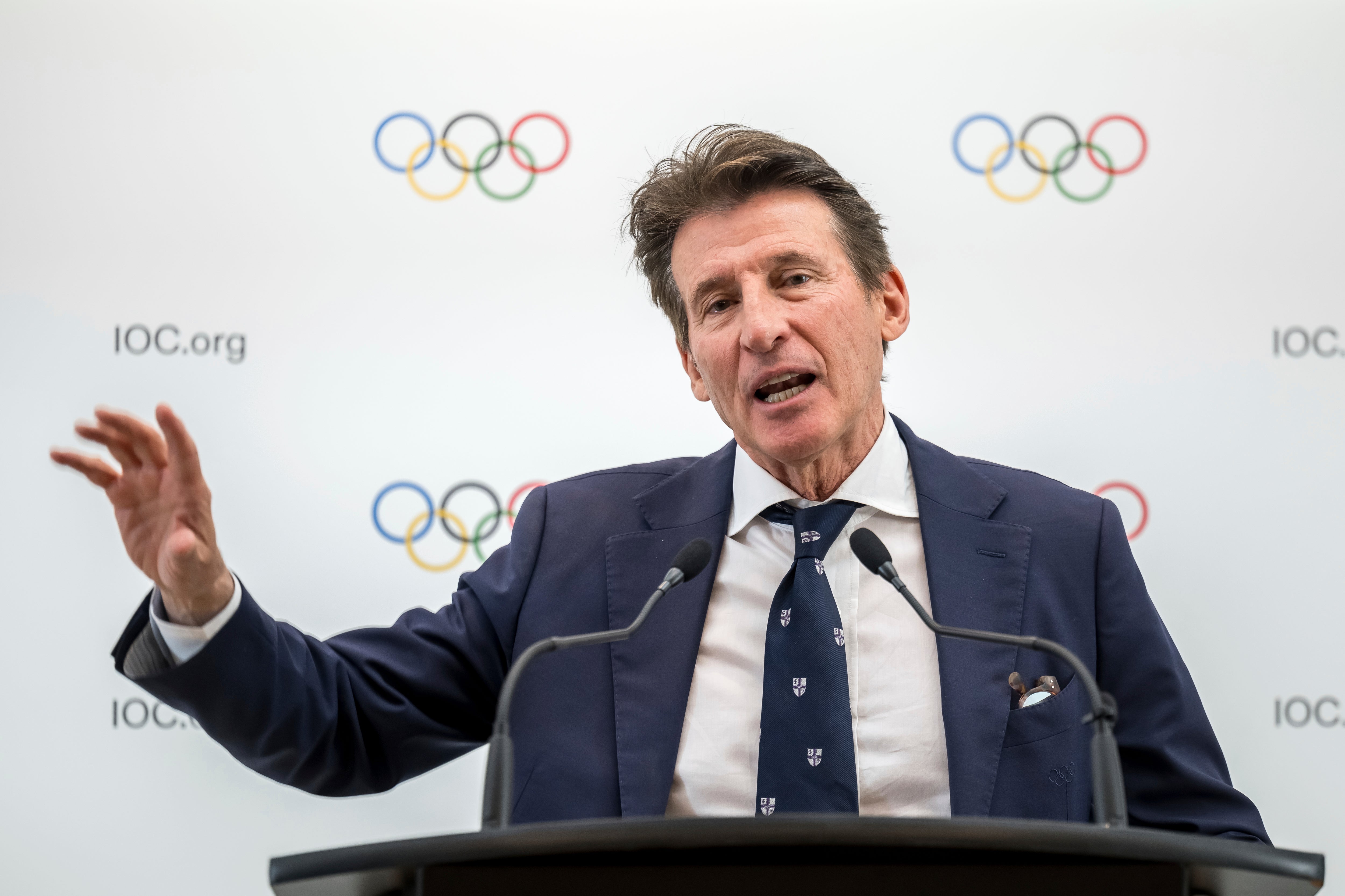Sebastian Coe à la NYC Marathon