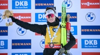 Lou Jeanmonnot en entraînement avec Franziska Preuss
