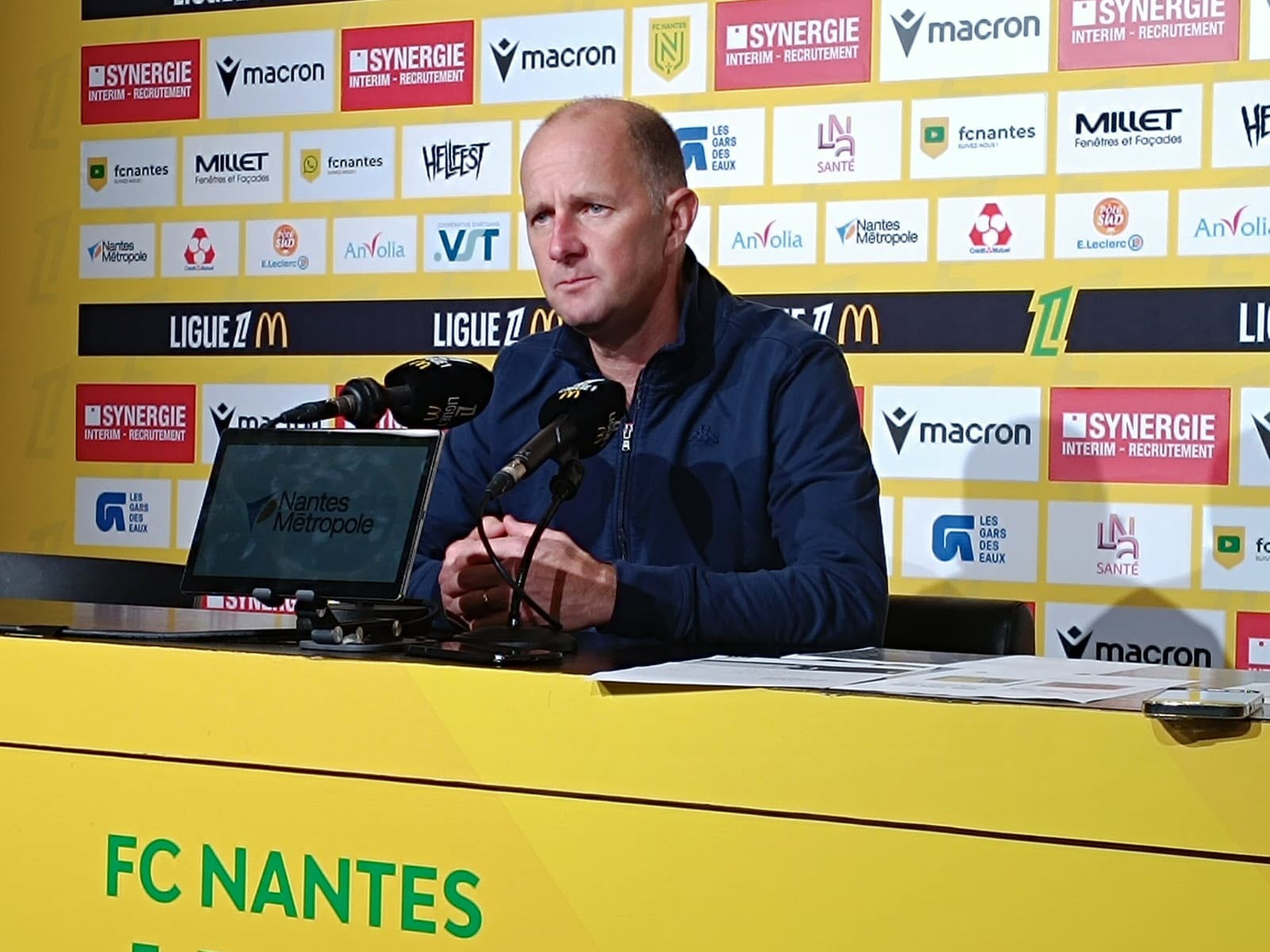 Stéphane Le Mignan espère voir son équipe continuer sur sa lancée.