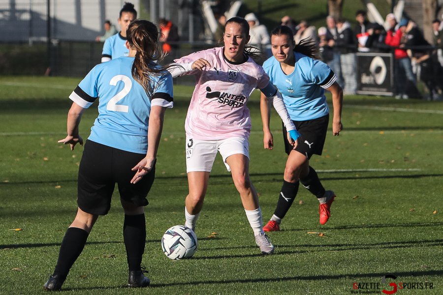 Vue du match Amiens SC – Cambrai en Coupe de France féminine
