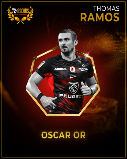 Thomas Ramos reçoit l’Oscar d’or Midi Olympique